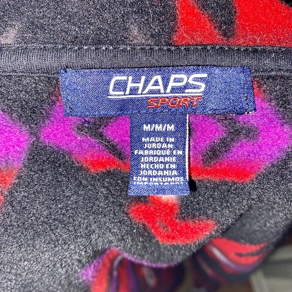 Chaps Aztec Patterned Vest - Picture 10 of 10